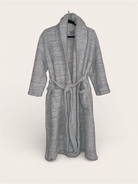 Barefoot Dreams Cozy Chic Gray Lounge Robe Size 1 S/M